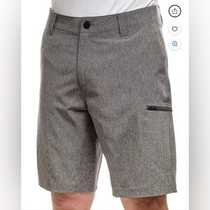 Sonoma Men Flex Wear Charcoal Flat Front Summer Beach Casual Shorts Size 20‎